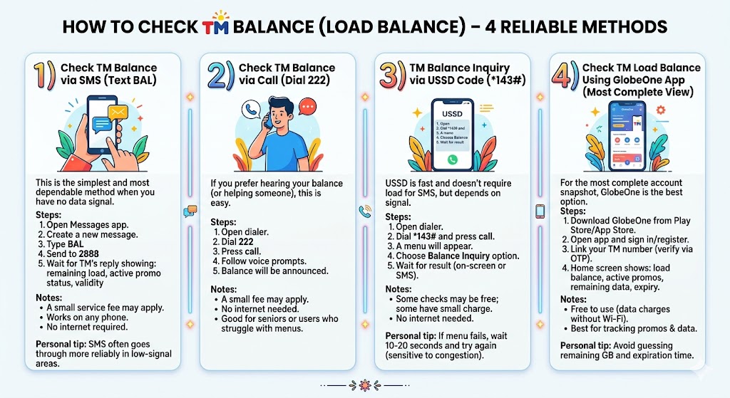 TM load balance check methods
