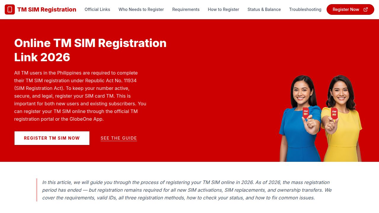 Register Load Tm Top TM Promos 2026 – Complete Guide to TM Load, Data, Unli Call & Text ...